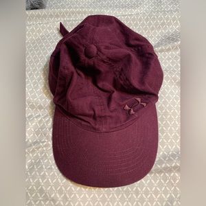 Under armour hat maroon